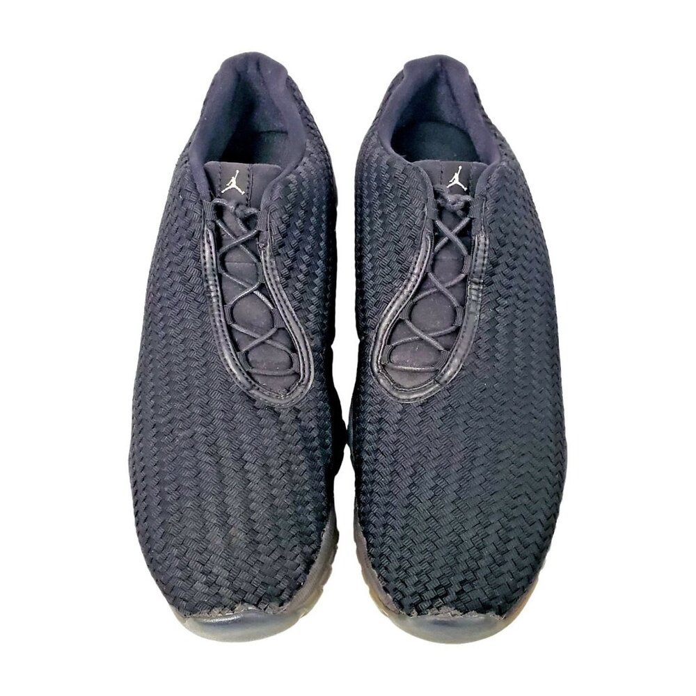 NIKE AIR JORDAN Mens 12/46 Future Low Gamma Sneakers Woven Black